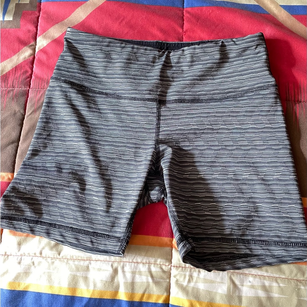 90 Degree by Reflex gray woven active shorts beach, swim, summer S, 5” inseam